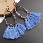 Load image into Gallery viewer, Tassel Pendientes Earrings
