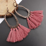 Load image into Gallery viewer, Tassel Pendientes Earrings
