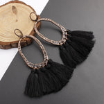Load image into Gallery viewer, Tassel Pendientes Earrings
