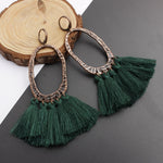 Load image into Gallery viewer, Tassel Pendientes Earrings
