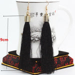 Load image into Gallery viewer, Tassel Earrings Boho Bohemian Long Silk
