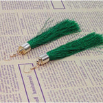 Load image into Gallery viewer, Tassel Earrings Boho Bohemian Long Silk
