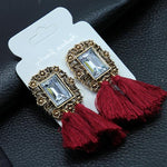 Load image into Gallery viewer, Tassel Earrings Boho Bohemian Long Silk
