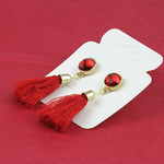 Load image into Gallery viewer, Tassel Earrings Boho Bohemian Long Silk
