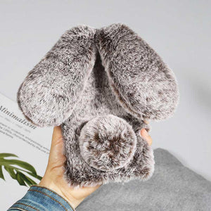 Plush Warm Case for iPhone 3D Rabbit