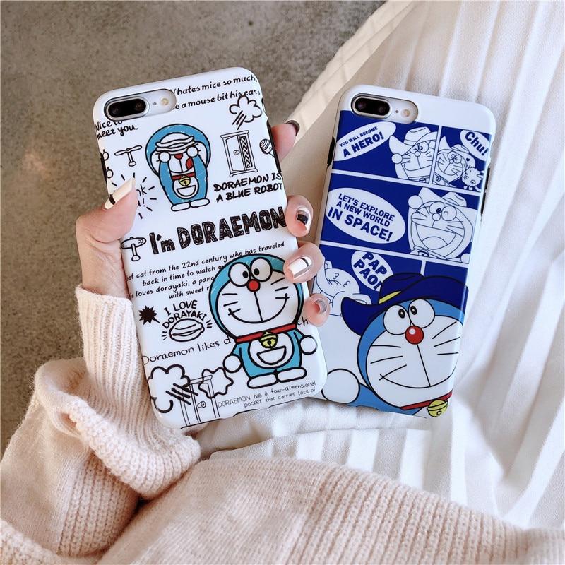 Cute Cartoon Doraemon Phone Case For iPhone