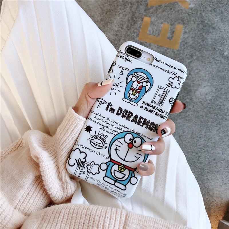 Cute Cartoon Doraemon Phone Case For iPhone