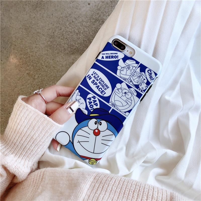 Cute Cartoon Doraemon Phone Case For iPhone