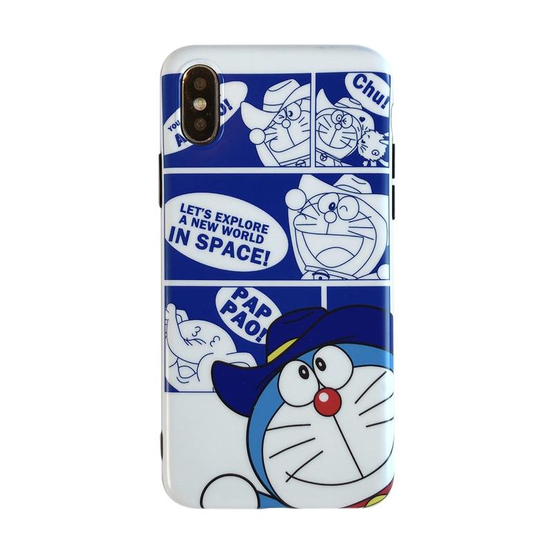 Cute Cartoon Doraemon Phone Case For iPhone