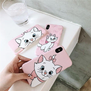 Cute Soft Cat Case For iPhone