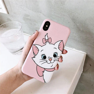 Cute Soft Cat Case For iPhone