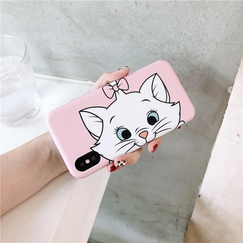 Cute Soft Cat Case For iPhone