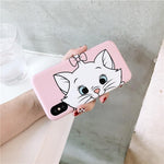 Load image into Gallery viewer, Cute Soft Cat Case For iPhone
