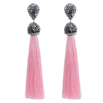 Load image into Gallery viewer, Long Tassel Earrings Bohemian
