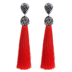 Load image into Gallery viewer, Long Tassel Earrings Bohemian
