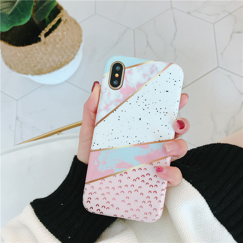 Luxury Marble Soft Case For iPhone