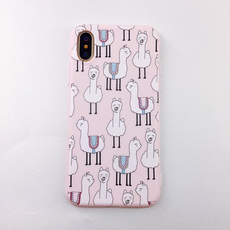 Horse Alpaca Case For iPhone