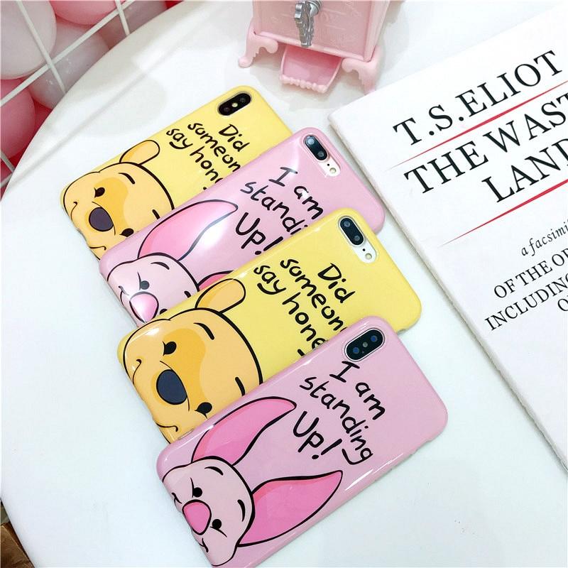 Pig Bear Cartoon Case For iPhone