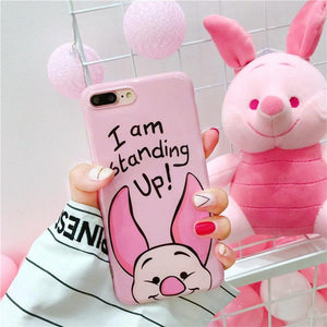 Pig Bear Cartoon Case For iPhone