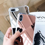 Load image into Gallery viewer, Luxury Plating Mirror Phone Case For iPhone
