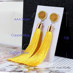 Load image into Gallery viewer, Luxury Crystal Tassel Earrings for Women Girl Wedding Party Charm Elegant Red Long Earring Jewelry
