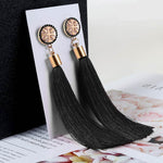Load image into Gallery viewer, Luxury Crystal Tassel Earrings for Women Girl Wedding Party Charm Elegant Red Long Earring Jewelry
