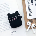 Load image into Gallery viewer, Cute Cat Cartoon with Lovely lanyard Case For airpods
