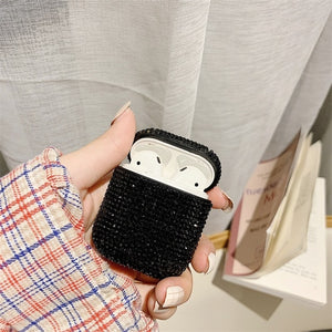 Luxury Diamond Earphone Rigid Hard Protector Cover For  Airpoads