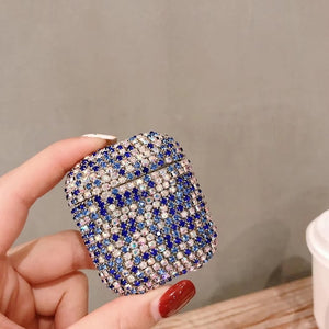 Luxury Diamond Earphone Rigid Hard Protector Cover For  Airpoads