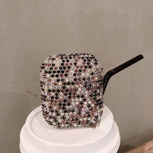 Luxury Diamond Earphone Rigid Hard Protector Cover For  Airpoads