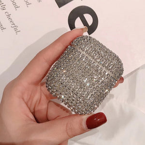 Luxury Diamond Earphone Rigid Hard Protector Cover For  Airpoads