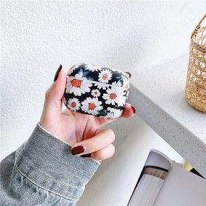 Retro Art Daisy Oil Painting Case For Airpods Pro