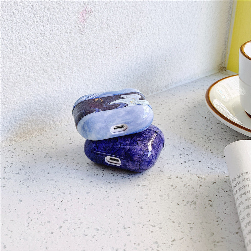 Abstract Marble Texture Hard Case For Airpods Pro