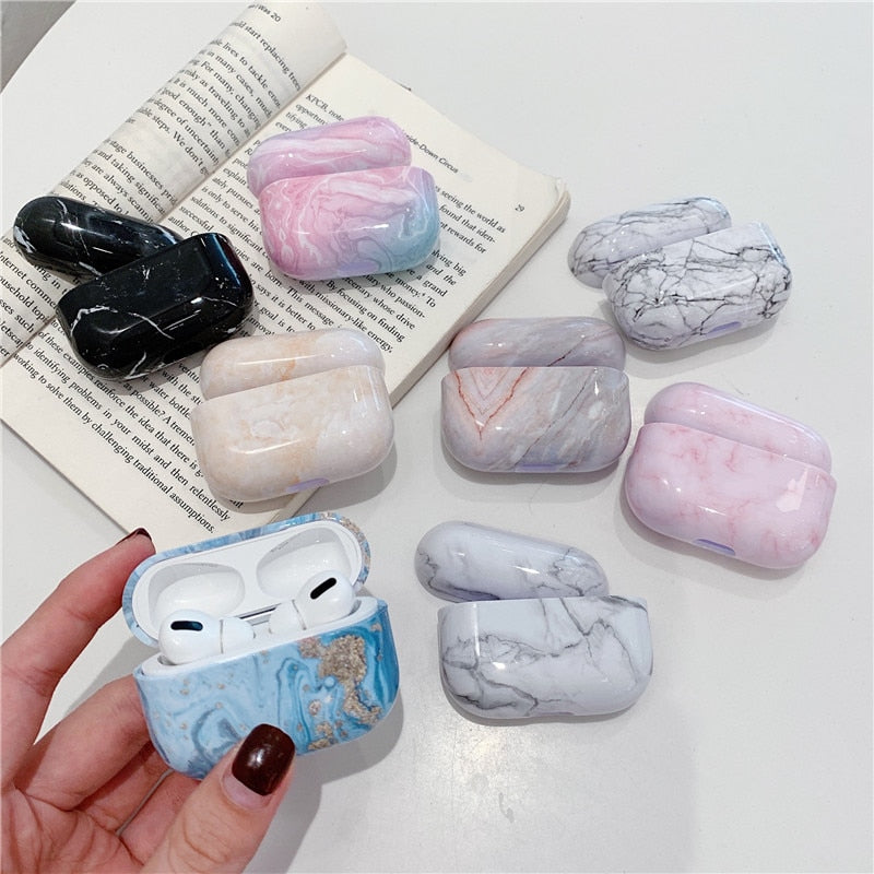 Luxury Gradient Marble Case For Airpods Pro