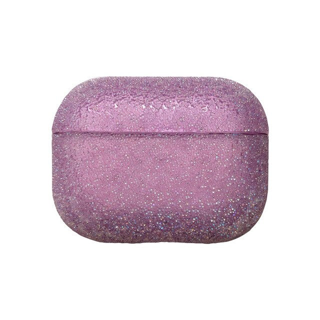 Luxury Crystal frosted particles Case For Airpods Pro
