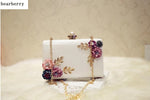 Load image into Gallery viewer, evening bag luxury clutch purse with 2 chains
