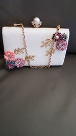 Load image into Gallery viewer, evening bag luxury clutch purse with 2 chains
