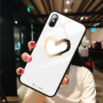 Load image into Gallery viewer, Pattern Stained Tempered Glass Case For iPhone
