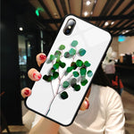 Load image into Gallery viewer, Pattern Stained Tempered Glass Case For iPhone
