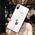 Load image into Gallery viewer, Pattern Stained Tempered Glass Case For iPhone
