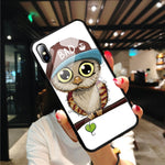 Load image into Gallery viewer, Pattern Stained Tempered Glass Case For iPhone
