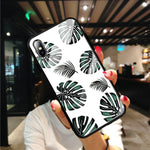 Load image into Gallery viewer, Pattern Stained Tempered Glass Case For iPhone
