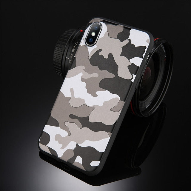 Army Green Camouflage Case For iPhone