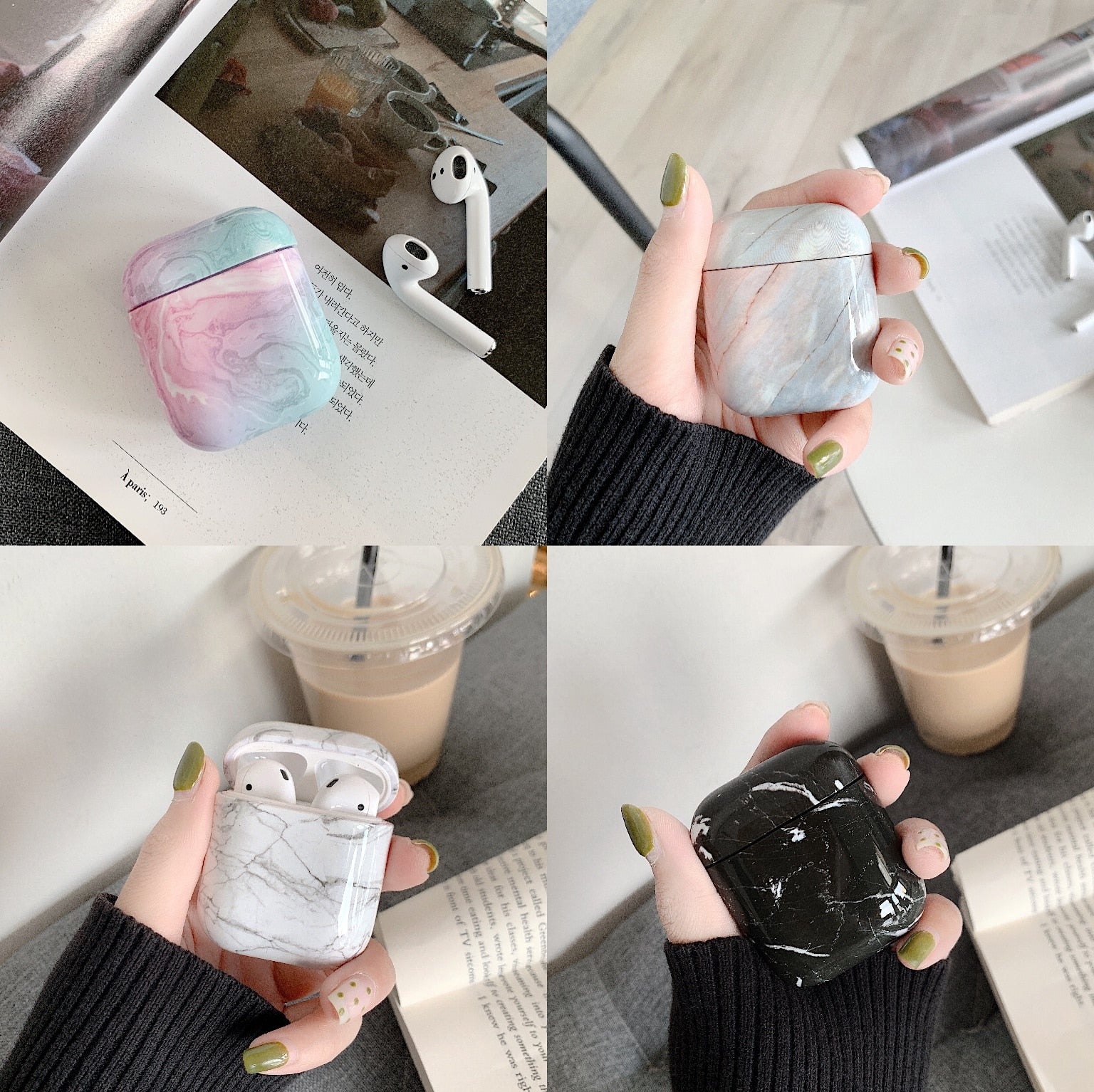 Marble Cute Cover For Airpods