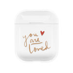 Load image into Gallery viewer, Lovely Heart Painted Transparent Hard PC Cases For AirPods
