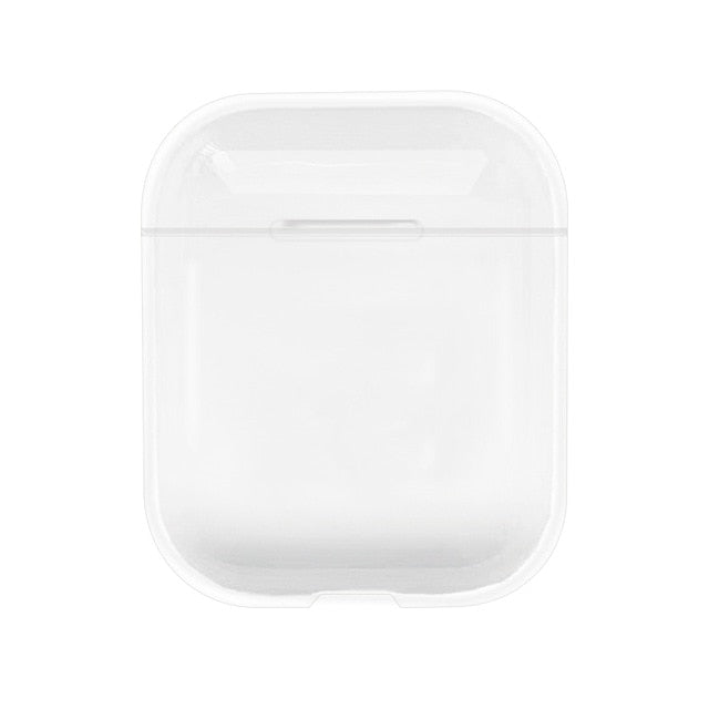 Lovely Heart Painted Transparent Hard PC Cases For AirPods