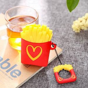 Cartoon Charging Box Case For Airpods With Hooks