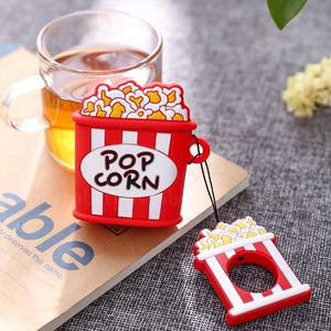 Cartoon Charging Box Case For Airpods With Hooks